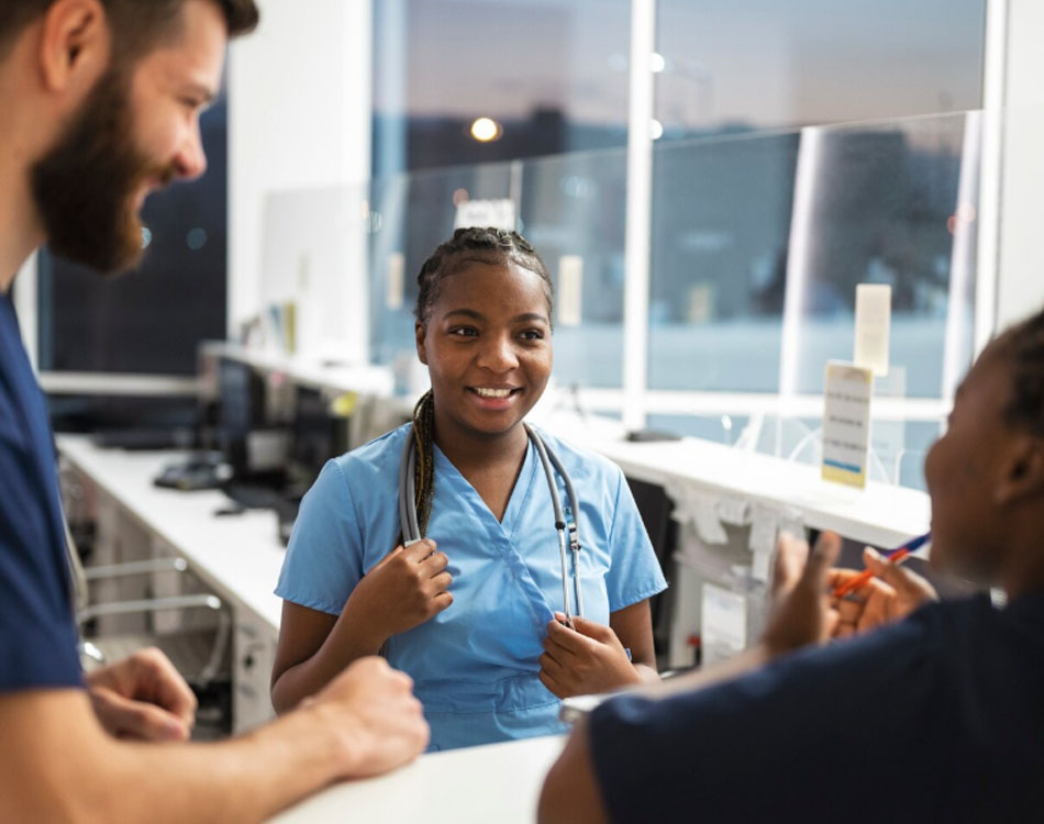 Healthcare recruitment professionals